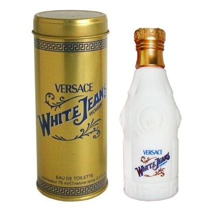 white jeans versace perfume