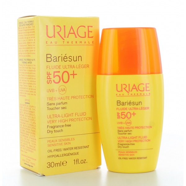 Uriage Ультралегкая эмульсия Bariesun (Барьесан) SPF 50+ - купить ...