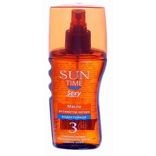 Биокон Масло-спрей «Активатор загара» Sun Time Sexy Bronze-3D эффект ...