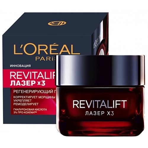 Крем для лица Loreal Paris Revitalift «Лазер Х3» - фото 1