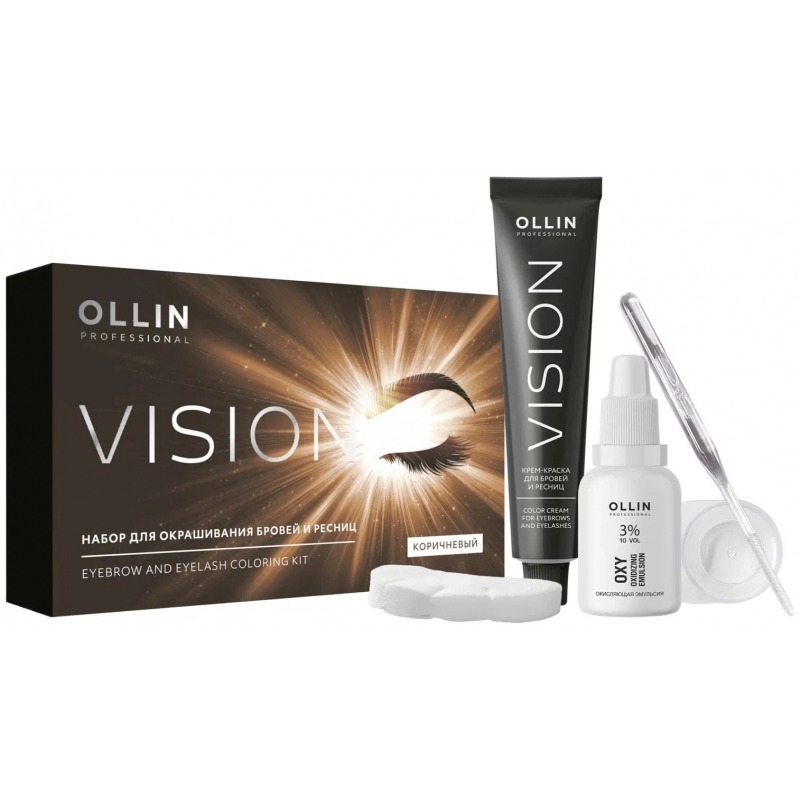 Краска для бровей Ollin Professional крем краска для бровей и ресниц графит ollin vision set