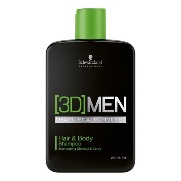 

Шампунь Schwarzkopf Professional, 3D Men Hair and Body Shampoo