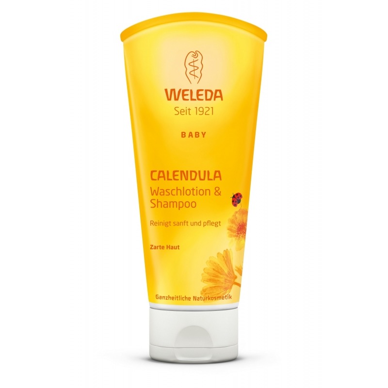 

Детский шампунь-гель с календулой для волос и тела