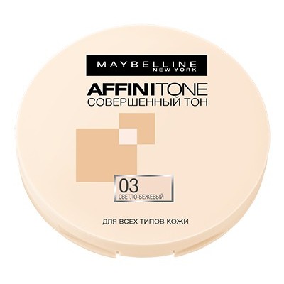 

Пудра для лица Maybelline, «Совершенный тон» Affinitone