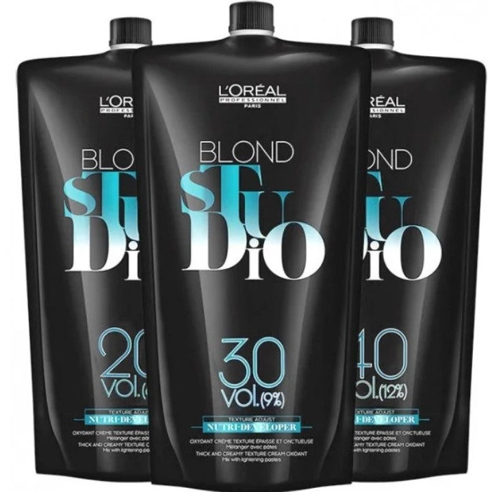 Окислитель для волос Loreal Professionnel Blond Studio Platinum