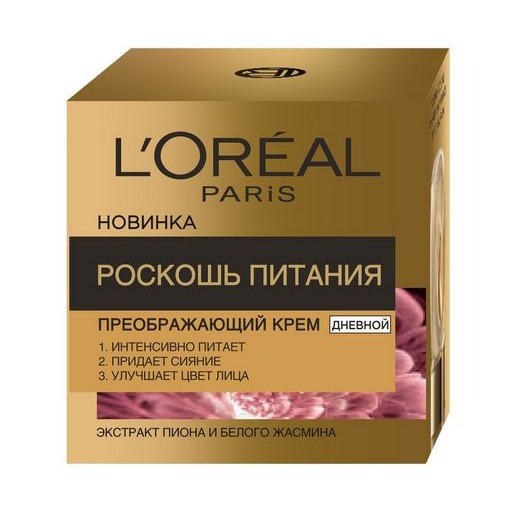

Крем для лица Loreal Paris, «Роскошь Питания»