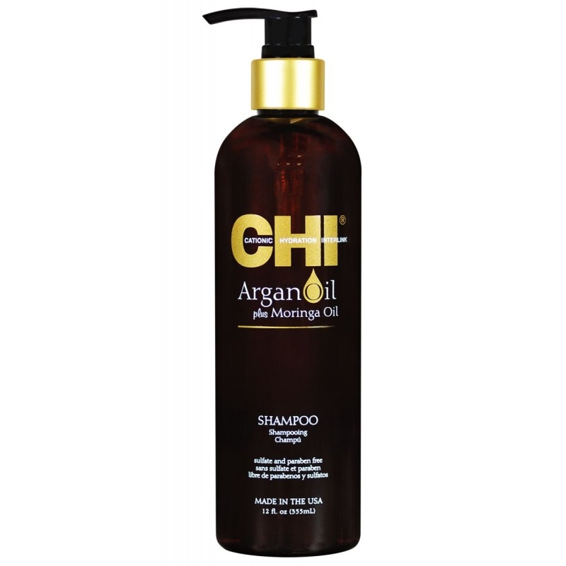 Купить Шампунь, 739 мл, Восстанавливающий шампунь c аргановым маслом Argan Oil Shampoo, CHI