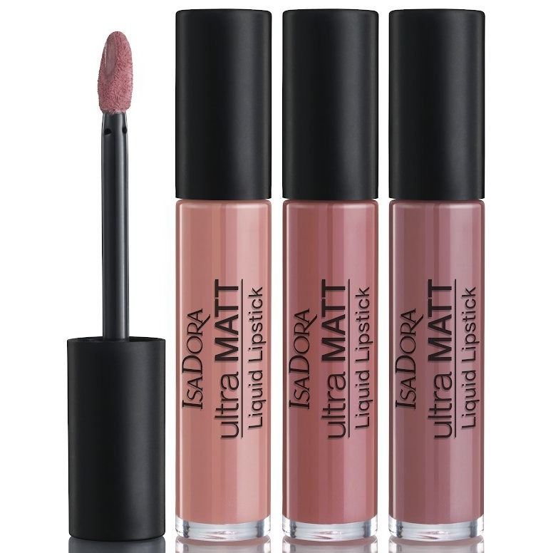 Купить №23 Pink Play, Помада для губ жидкая матовая Ultra Matt Liquid Lipstick, IsaDora
