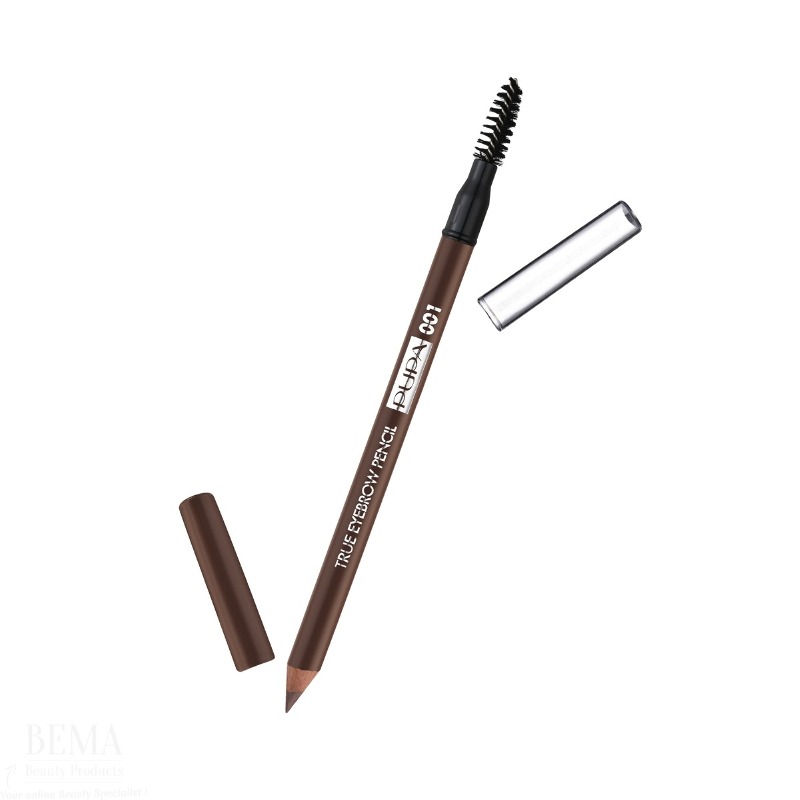 №003 Темно-коричневый, Карандаш для бровей Pupa, True Eyebrow Pencil  - Купить