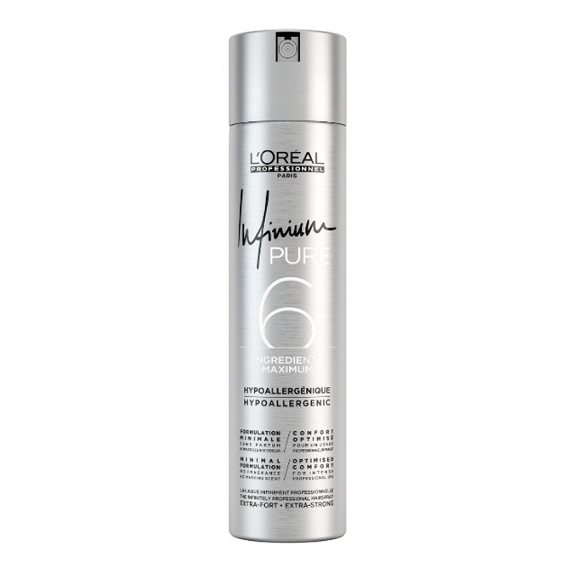 Лак для волос Loreal Professionnel Infinium Pure Extra Strong