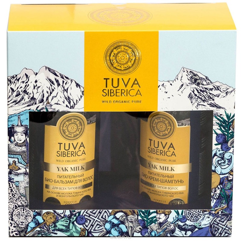 Набор Tuva Питательный: шампунь + бальзам