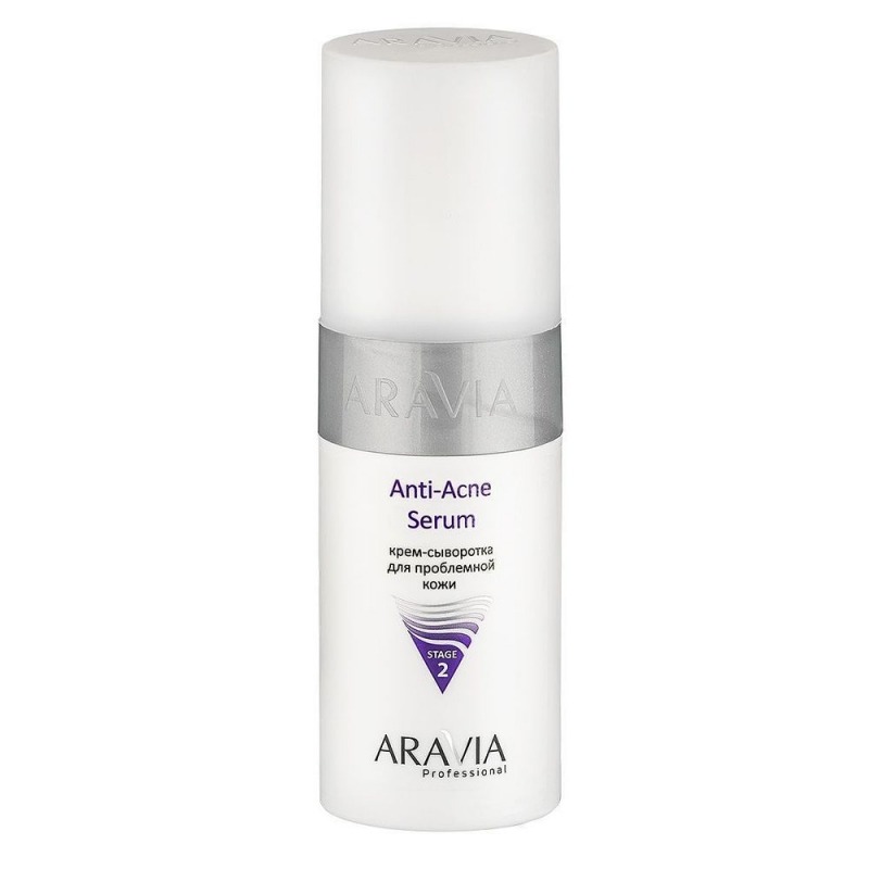Купить Крем-сыворотка, 150 мл, сыворотка для лица Aravia Professional, Anti-Acne Serum