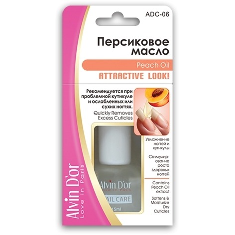 

Масло персиковое для ногтей