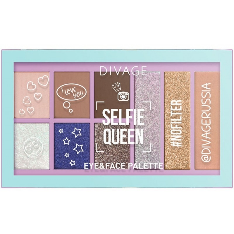 Палетка для макияжа Divage Selfie Queen