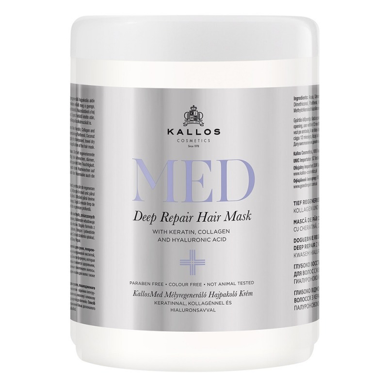 

Маска для волос Kallos, Med Deep Repair