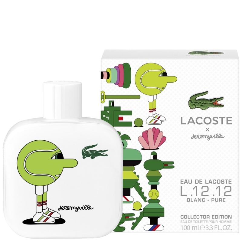 

Eau de Lacoste L.12.12 Blanc Pure Collector Edition Pour Homme x Jeremyville