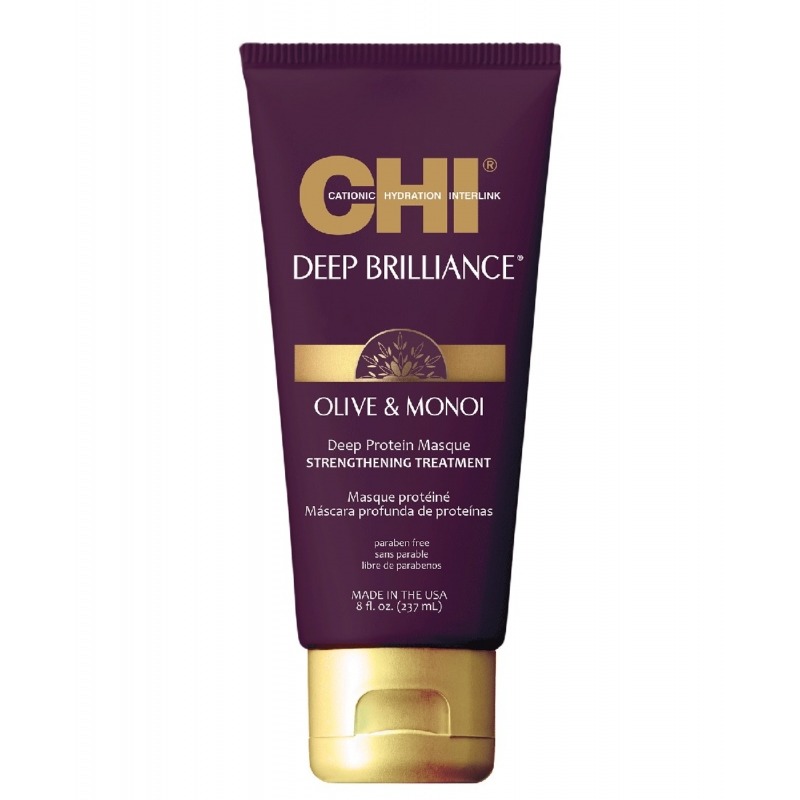 Маска для волос CHI Deep Brilliance Olive & Monoi Optimum Protein Masque - фото 1