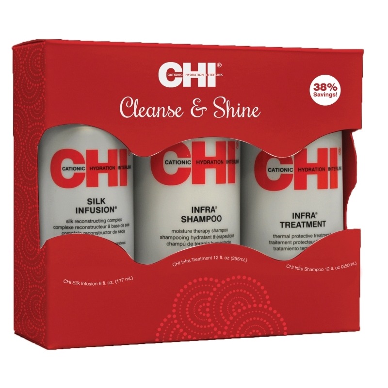Набор для волос CHI, «Очищение и блеск» Cleanse & Shine Kit