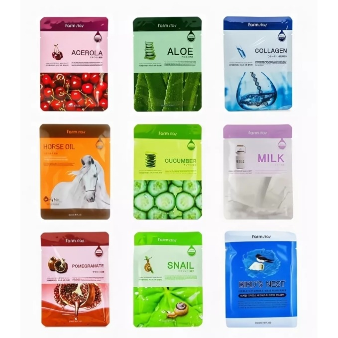 Маска для лица FarmStay oh k sheet mask cucumber маска для лица ультра увлажняющая и успокаивающая огурец