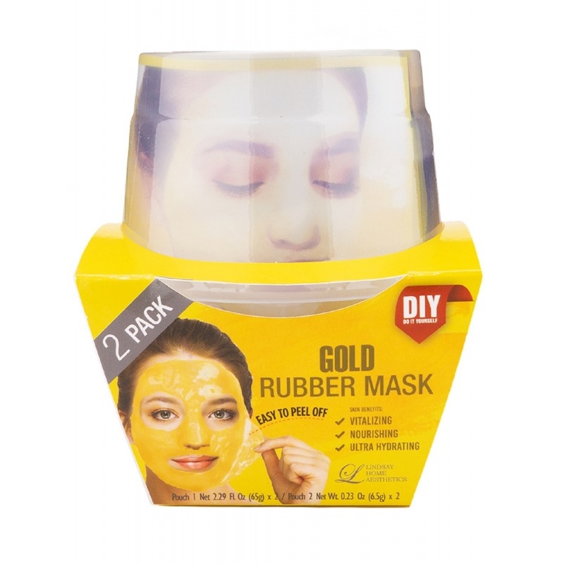 

Маска для лица Lindsay, Gold Rubber