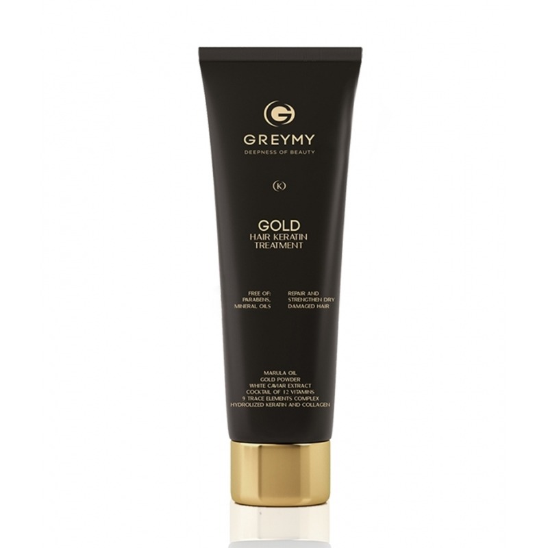

Крем для волос Greymy, Gold Hair Keratin Treatment