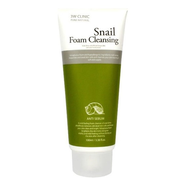 

Пенка для умывания 3W Clinic, Anti Sebum Snail