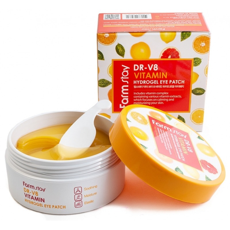 

Патчи FarmStay, DR-V8 Vitamin Hydrogel