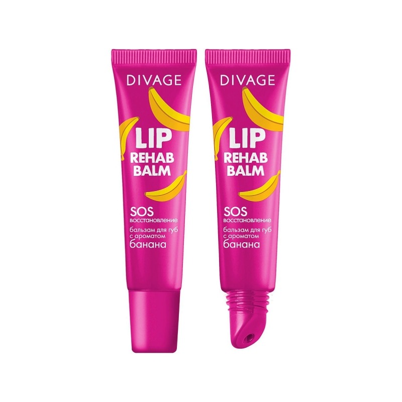 Купить С ароматом сладкой мяты, 12 мл, Бальзам для губ Divage, Lip Rehab Balm