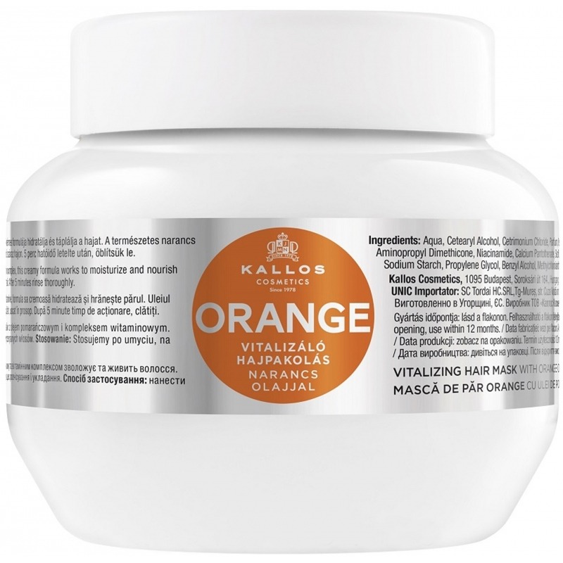 

Маска для волос Kallos, Orange Vitalizing