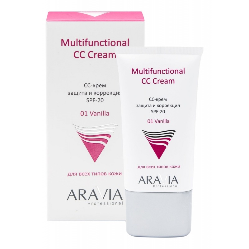 Купить №2 Sand, 50 мл, СС-крем Aravia Professional, SPF-20 Multifunctional