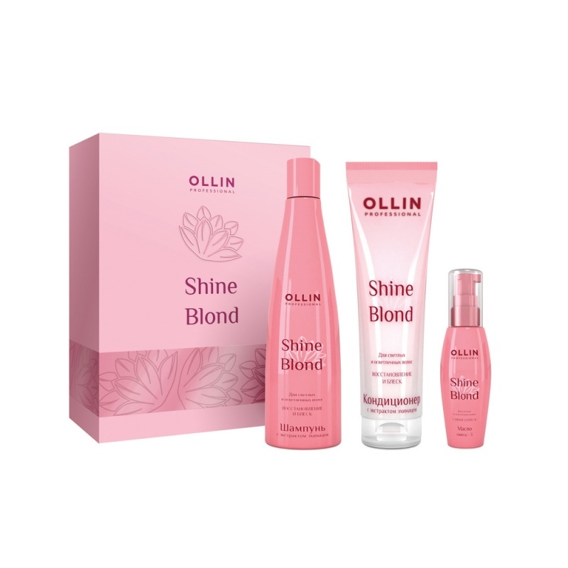 Набор для волос Ollin Professional Shine Blond - фото 1