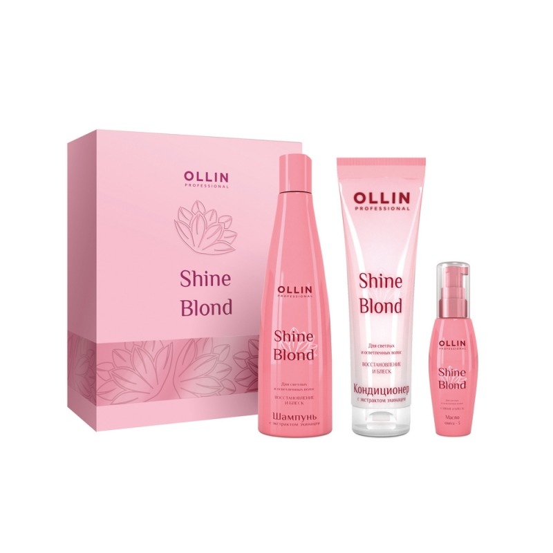 Набор для волос Ollin Professional Shine Blond