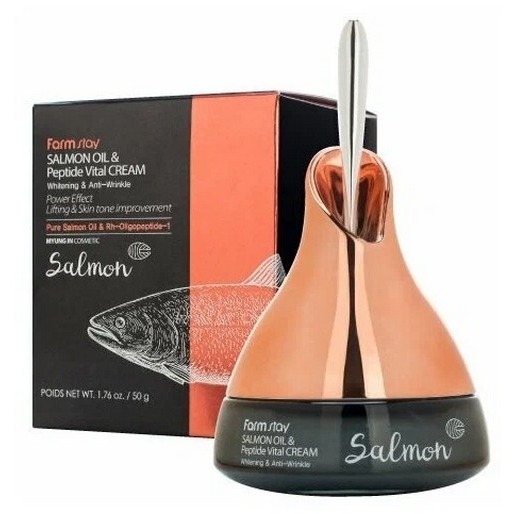 

Крем для лица FarmStay, Salmon Oil & Peptide Vital