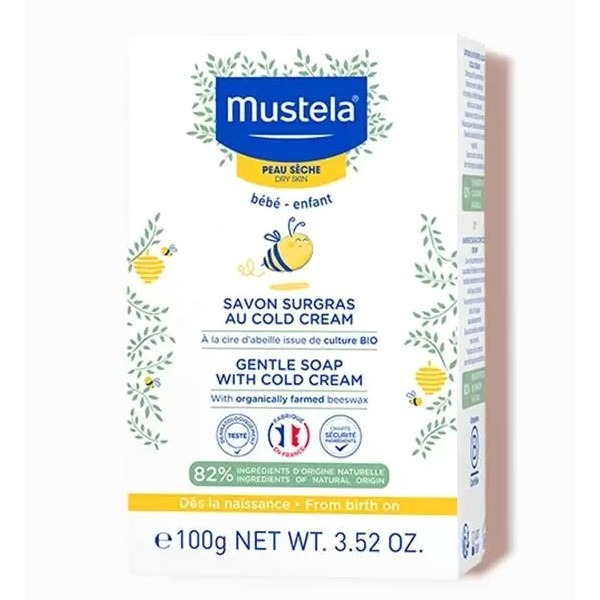 

Мыло для лица и тела Mustela, Gentle Bath Soap With Cold Cream