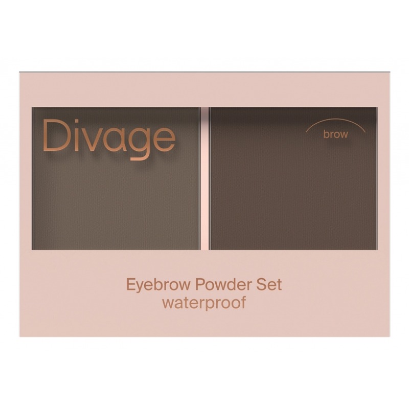 

Тени для бровей Divage, Brow Powder Set Waterproof
