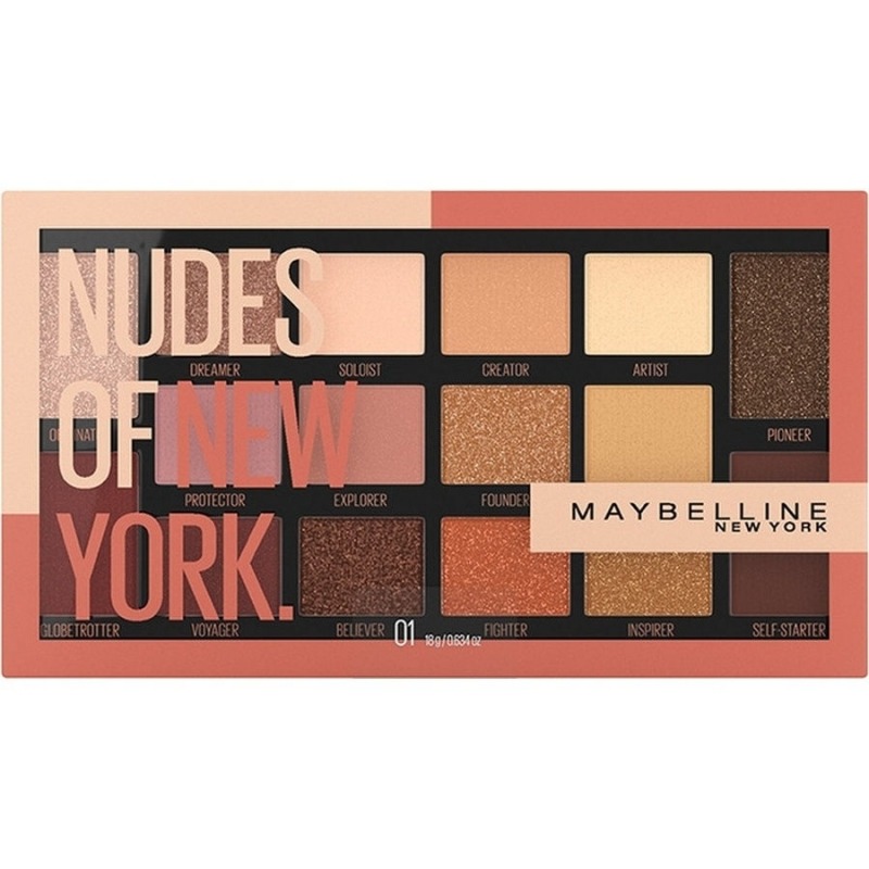 Тени для век Maybelline Nudes of New York