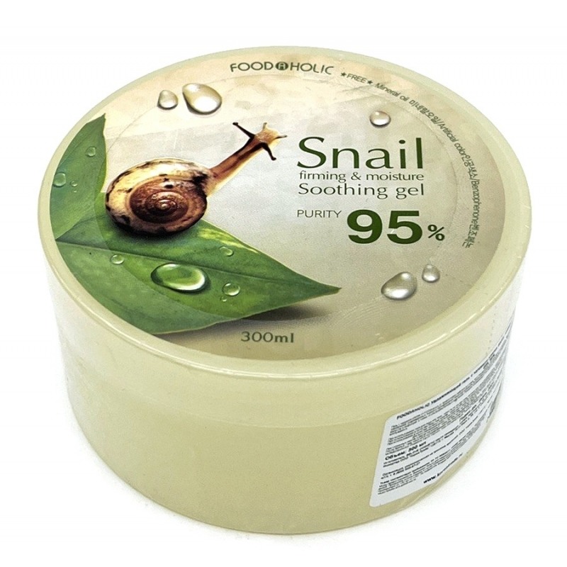 Гель для лица и тела Foodaholic, Snail Firming & Moisture Soothing 95%