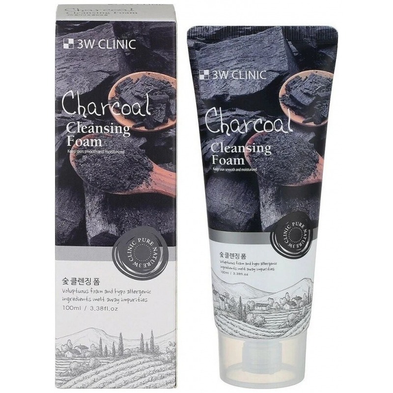 

Пенка для лица 3W Clinic, Charcoal Cleansing