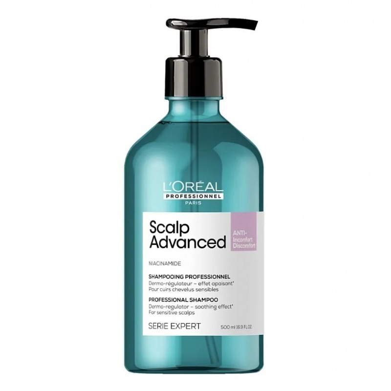 

Шампунь для волос Loreal Professionnel, Scalp Advanced Anti-discomfort