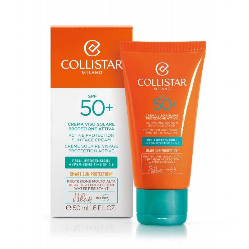 

Солнцезащитный крем Collistar, Active Protection Sun Face SPF 50+