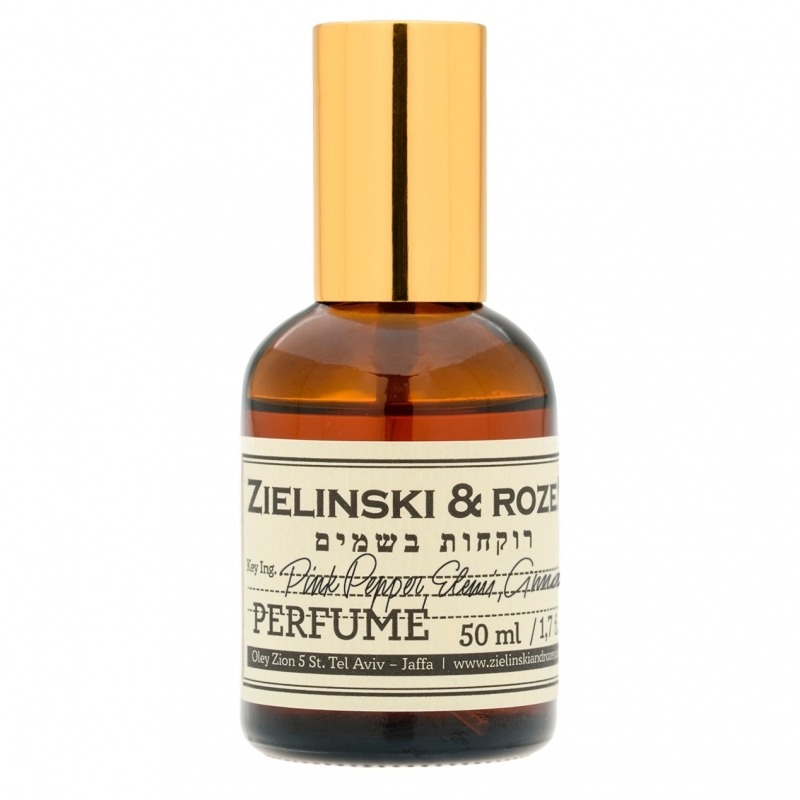 

Pink Pepper, Elemi, Cinnamon, Leather (розовый перец, элеми, корица, кожа)