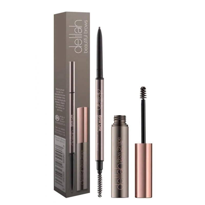 Набор для бровей Delilah delilah карандаш для бровей с щеточкой brow line retractable eyebrow pencil