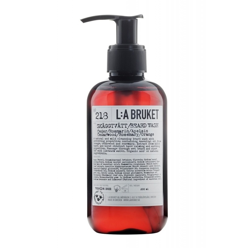 

Шампунь для волос L:A Bruket, Cedarwood, Rosemary, Orange