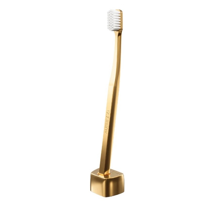 

Зубная щетка Aurezzi, 24K Gold White