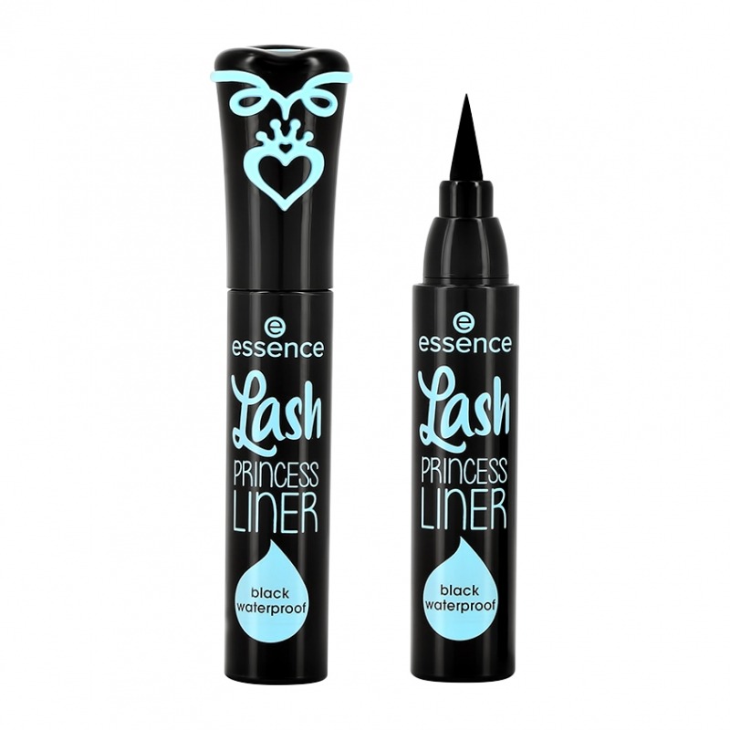 Essence Lash Princess. Водостойкий линер для акварели. Save Lashes Essence.