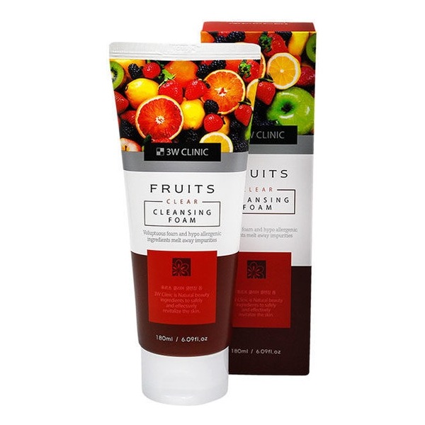

Пенка для лица 3W Clinic, Fruits Clear Cleansing