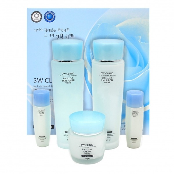 

Набор для лица 3W Clinic, Excellent White Skincare