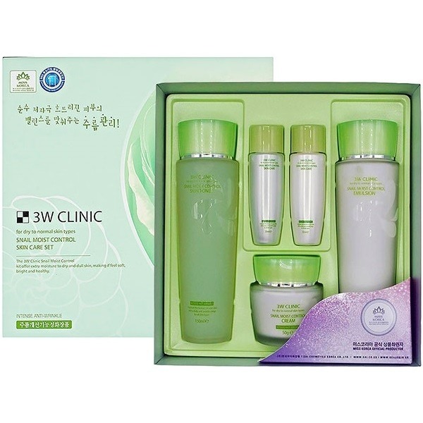 

Набор для лица 3W Clinic, Snail Moist Control