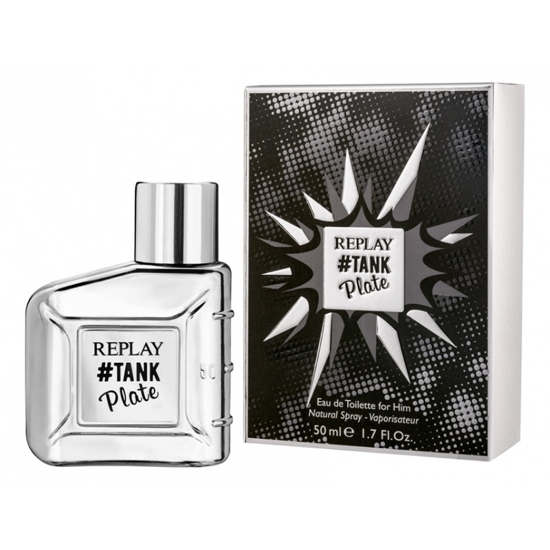 Replay #Tank Plate for Him - купить мужские духи, цены от 980 р. за 50 мл