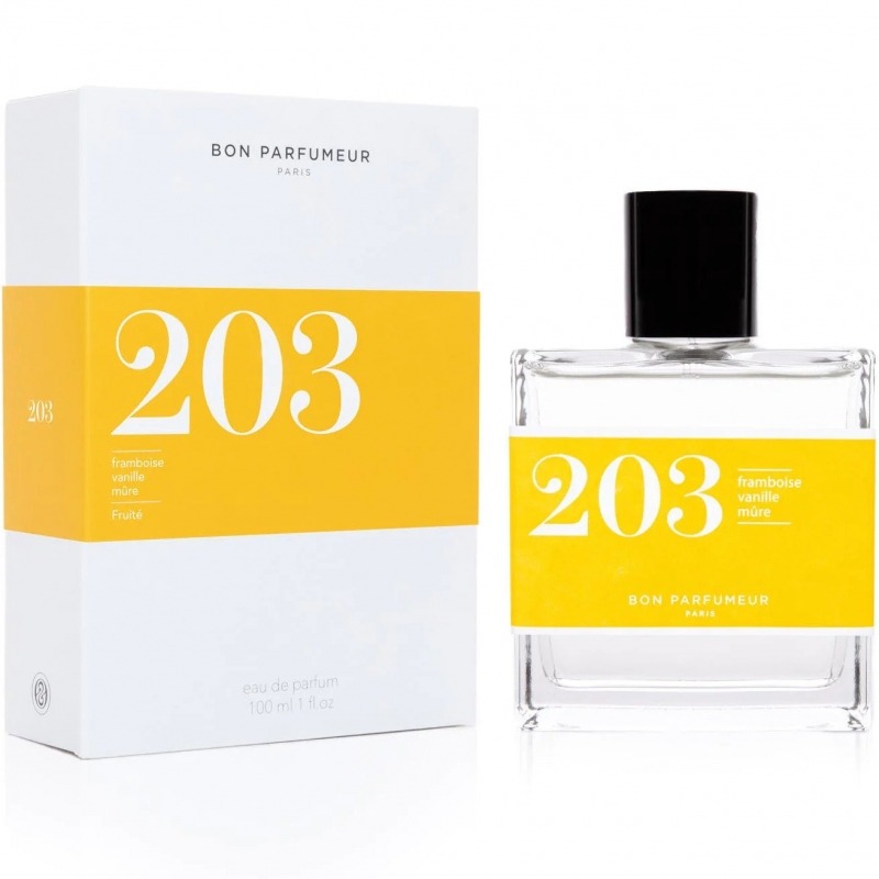 203 framboise, vanille, mure